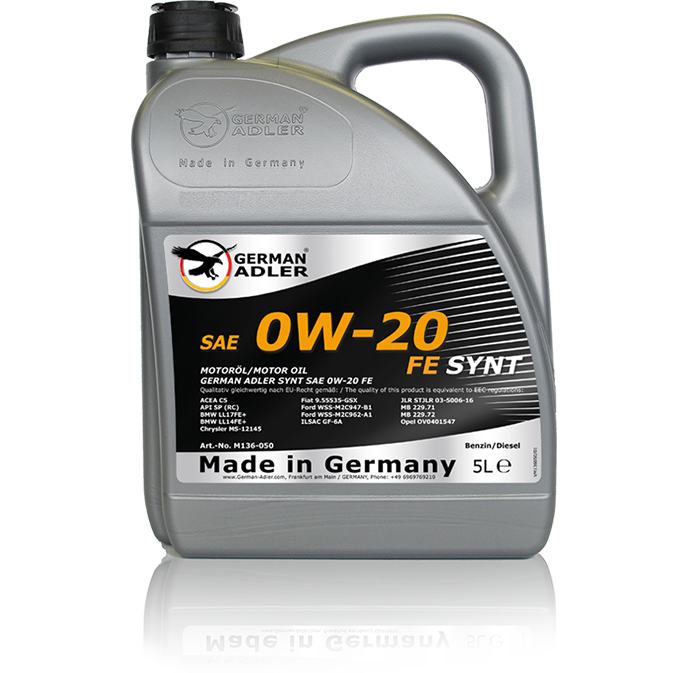 Photo_M136-050_GERMAN-ADLER-SYNT-SAE-0W-20-FE_MOTOR-OIL