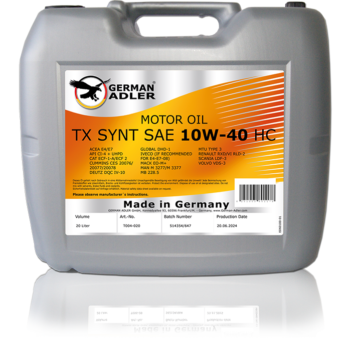 Photo_T004-020_GERMAN-ADLER-TX-SYNT-SAE-10W-40-HC_MOTOR-OIL